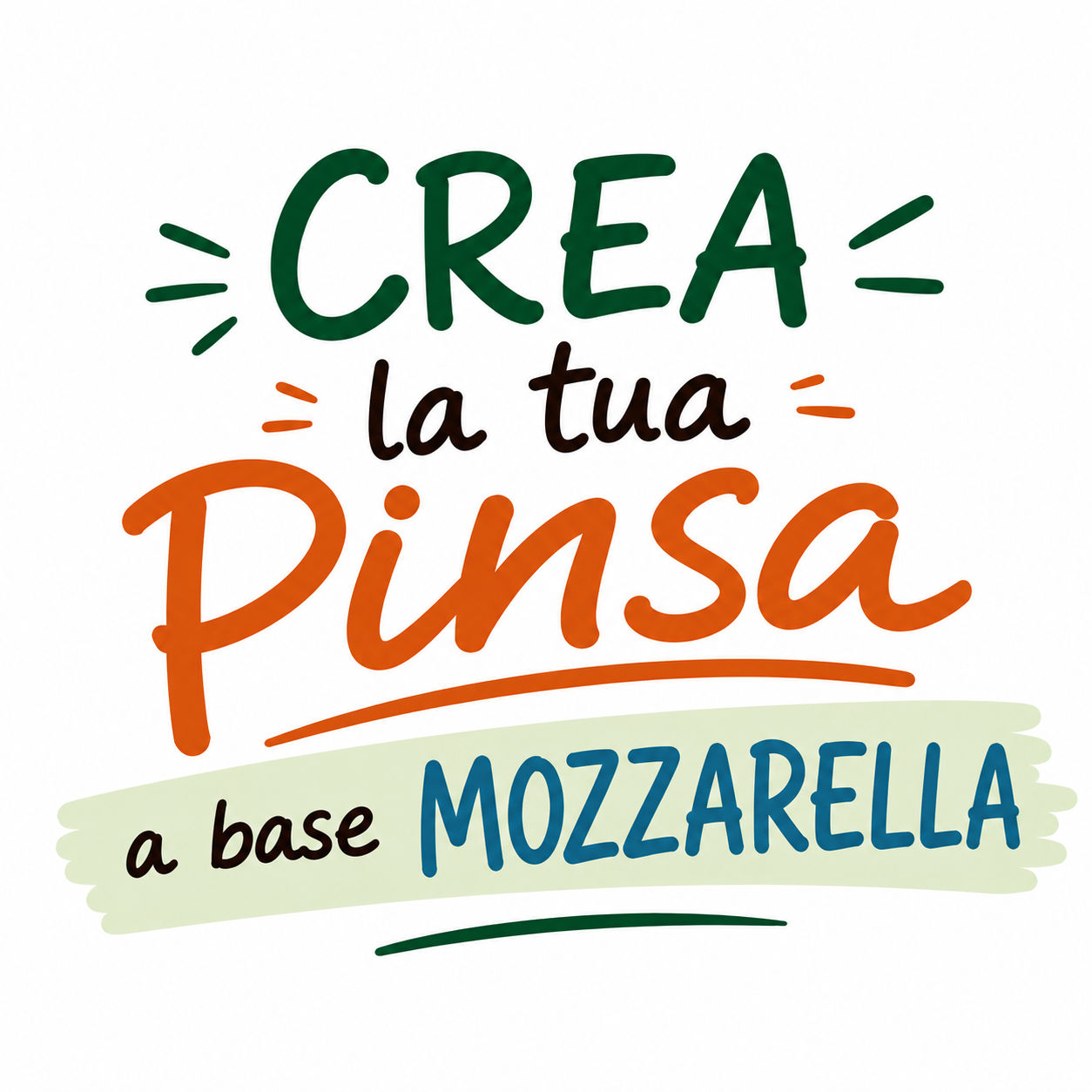 CREA la Tua Pinsa a base Mozzarella e Pomodoro