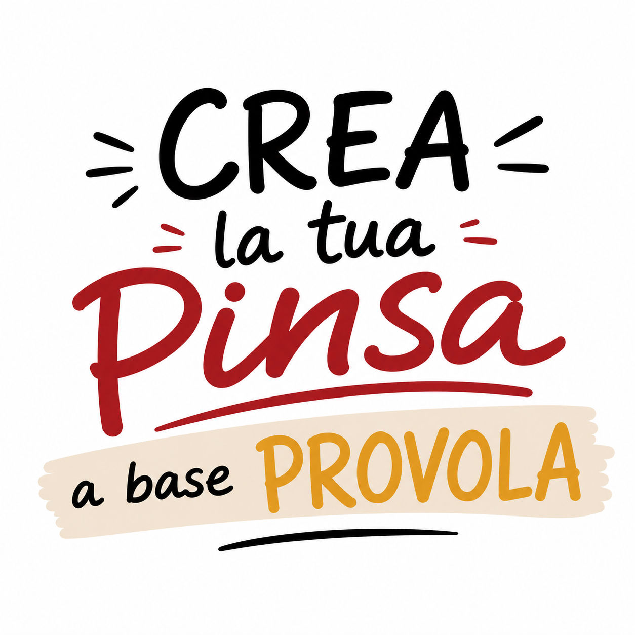 CREA la Tua Pinsa a base Provola e Pomodoro