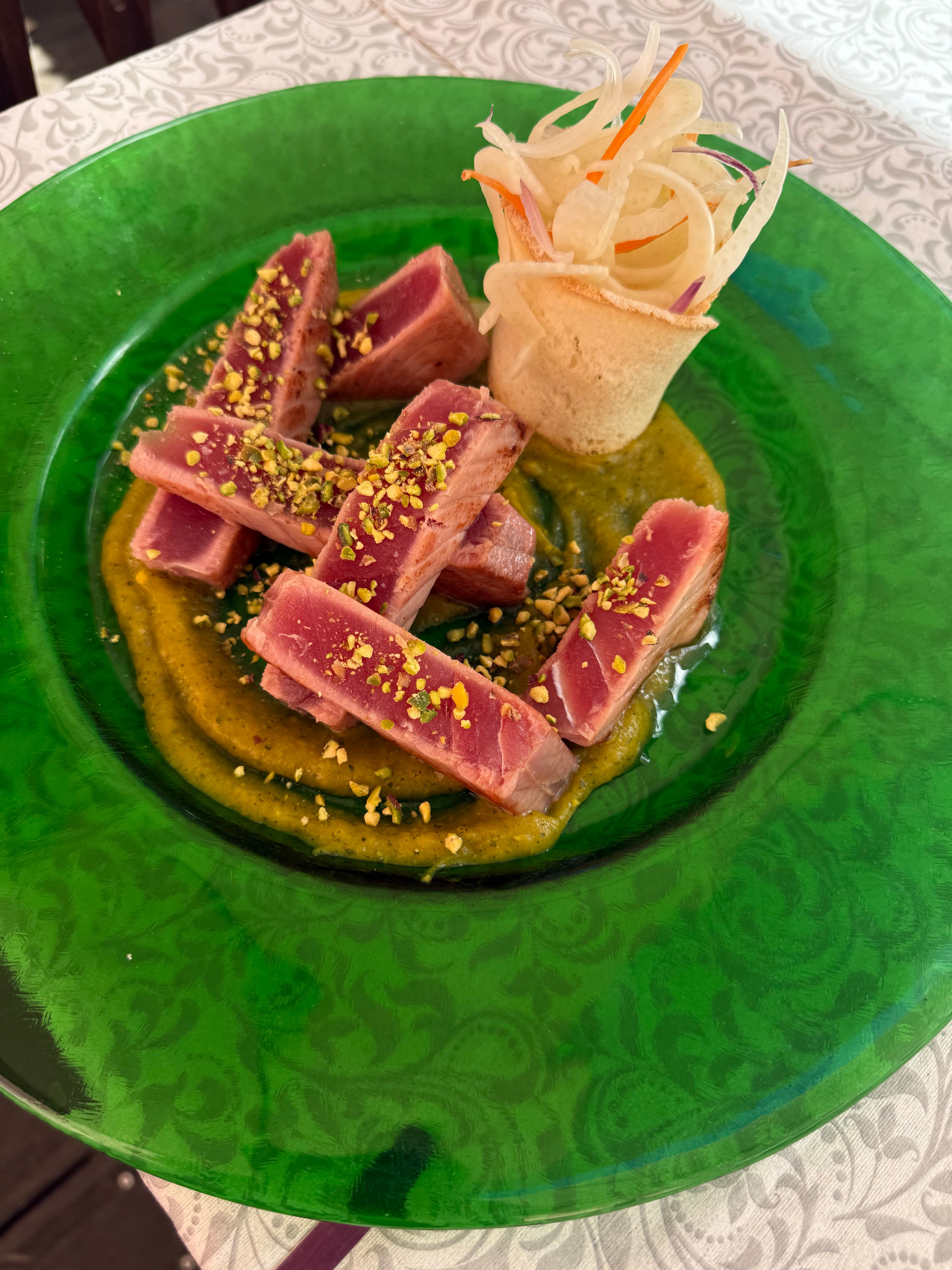 Tonno Rosato Al Pistacchio