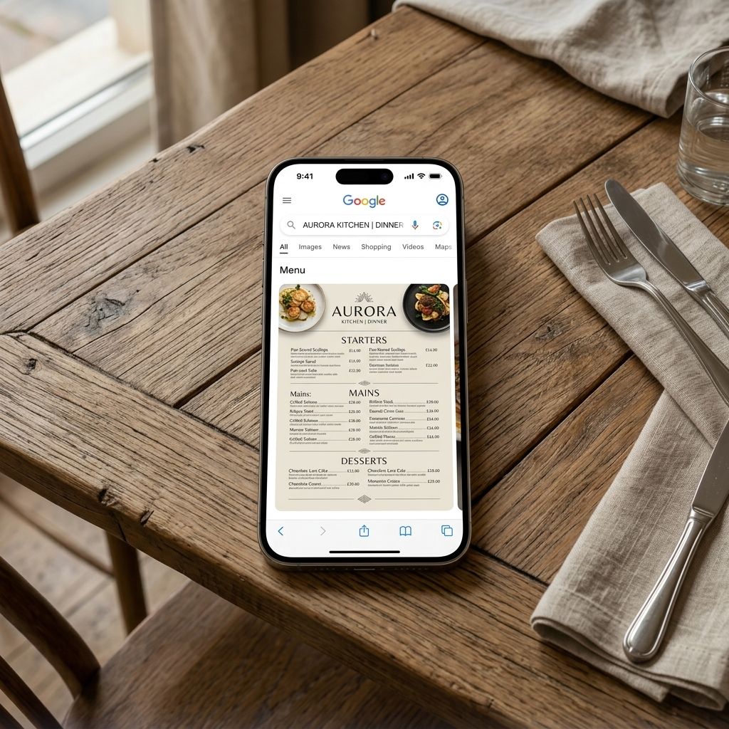 Your Restaurant Menu Isn't Showing on Google? Here's Exactly Why (And How to Fix It)