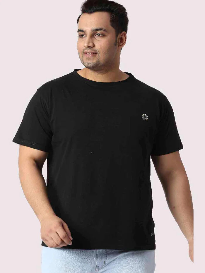 Black Printed Mens Round Neck Half Sleeves T Shirt, Size: XL at Rs 189 in  Uttarpara Kotrung