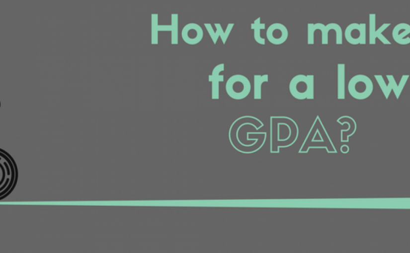 How to deal with low GPA?