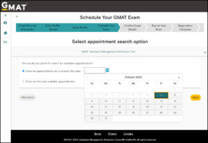 Step 6: Schedule your examination