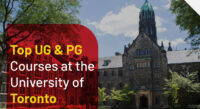 Top UG & PG Courses at University of Toronto