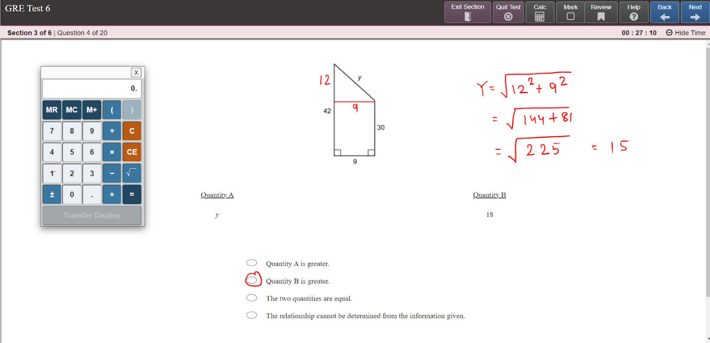 GRE - Can You Use Calculator? B3