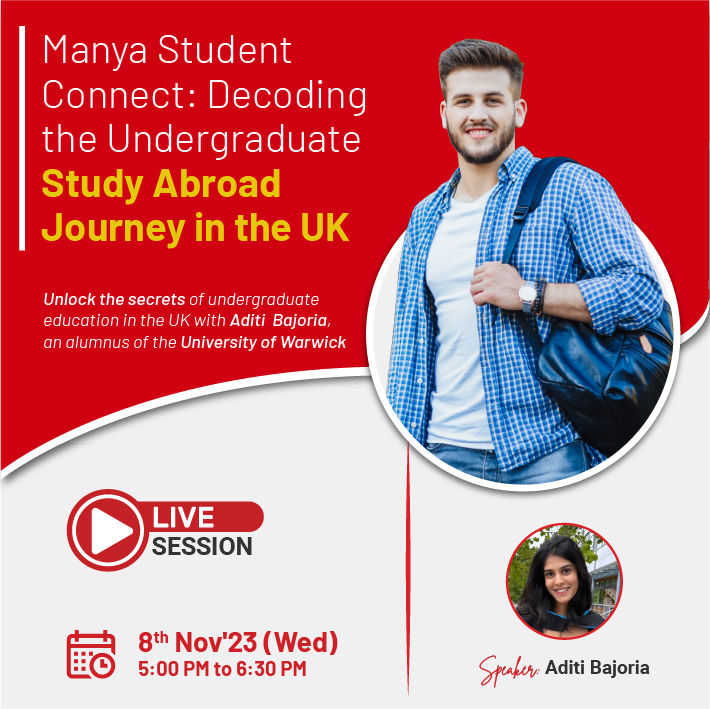 Manya Student Connect Side Banner