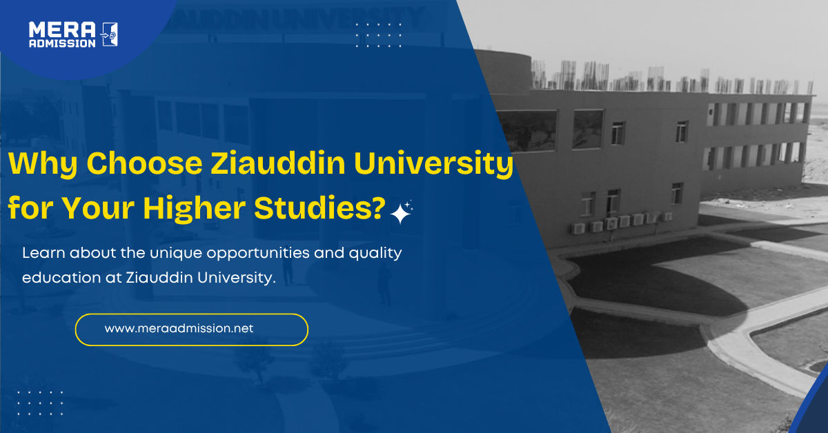 Ziauddin University Karachi Admission Guide 2025 Banner – BS Programs, Fee & Criteria