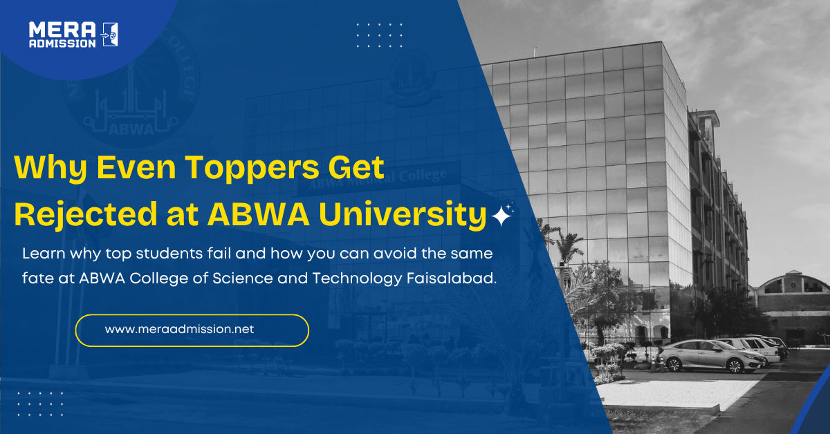 ABWA Medical College Faisalabad Admission Guide 2025 Banner – BS Programs, Fee & Criteria