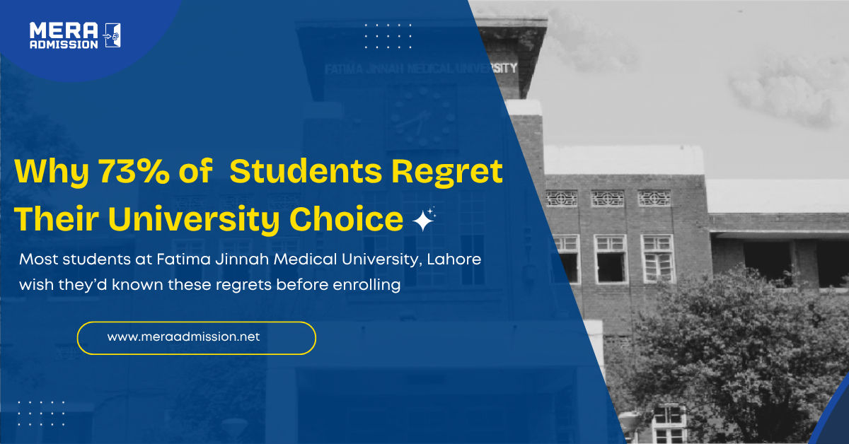 Fatima Jinnah Medical College Lahore Admission Guide 2025 Banner – BS Programs, Fee & Merit