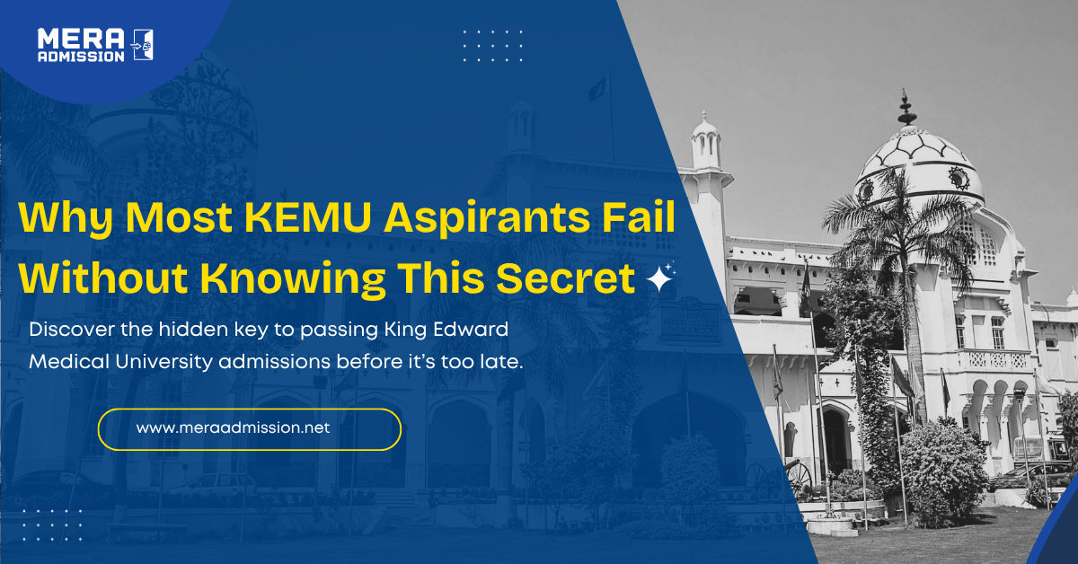 King Edward Medical University Lahore Admission Guide 2025 Banner – MBBS, Fee, Merit Info