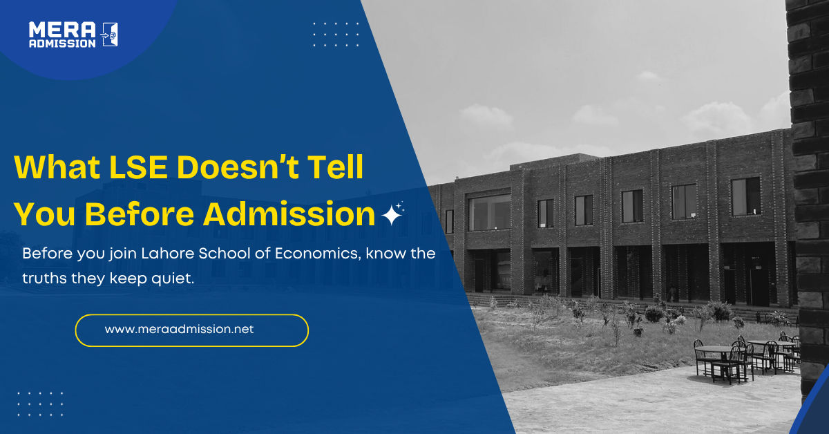 Lahore School of Economics Admission Guide 2025 Banner – BS Programs, Fee & Eligibility