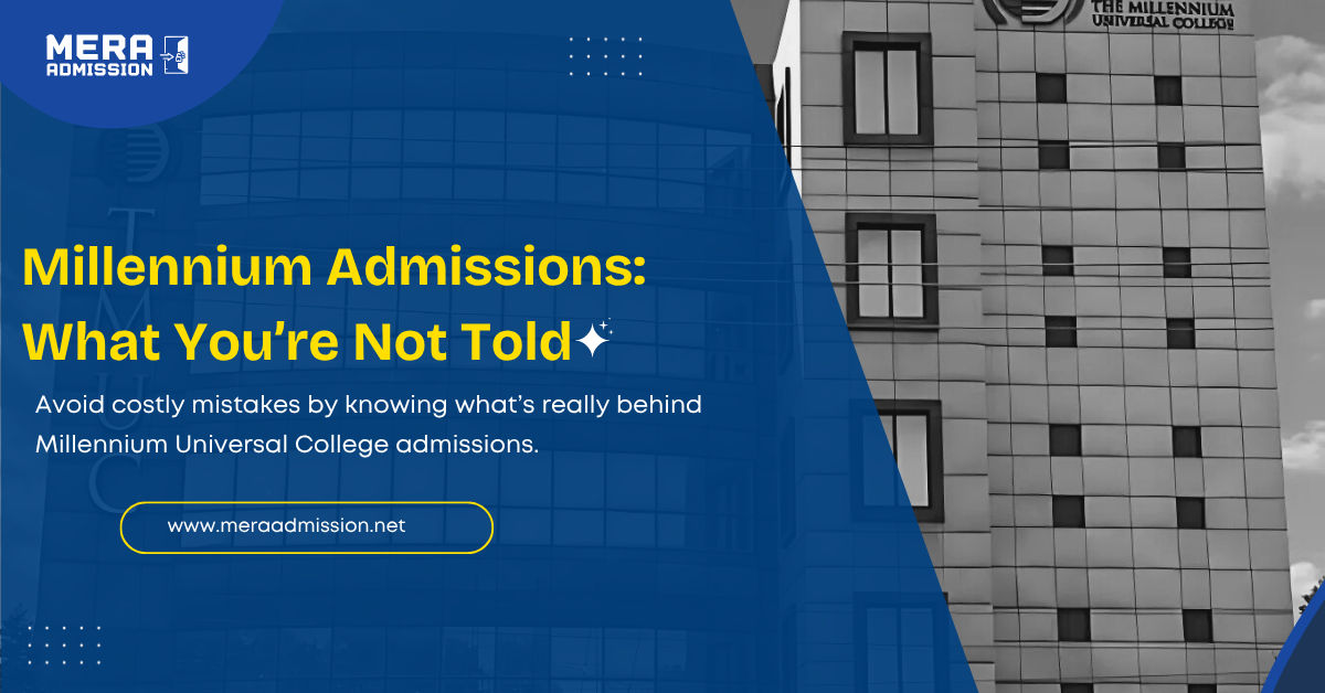 Millennium Universal College Admission Guide 2025 Banner – BS Programs, Fee & Eligibility