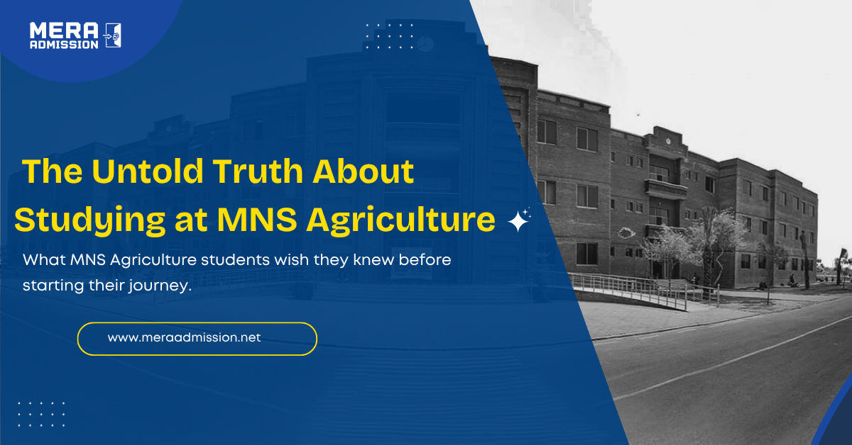 MNS University of Agriculture Multan Admission Guide 2025 Banner – BS Programs, Fee Details