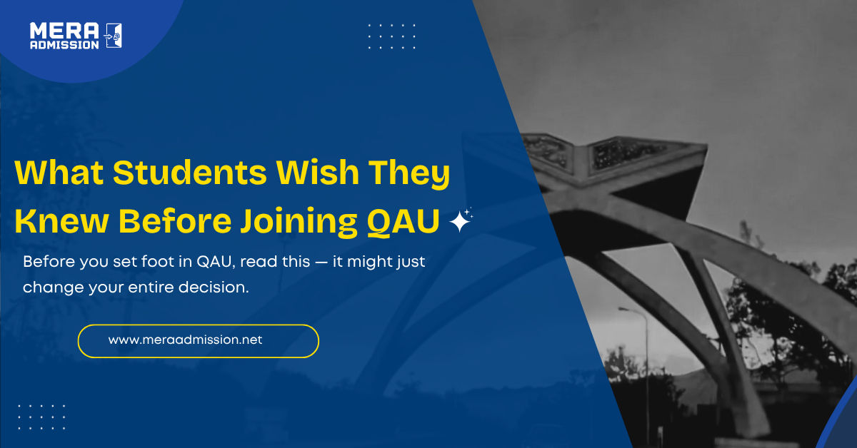 Quaid-i-Azam University Islamabad Admission Guide 2025 Banner – BS Programs, Fee & Merit