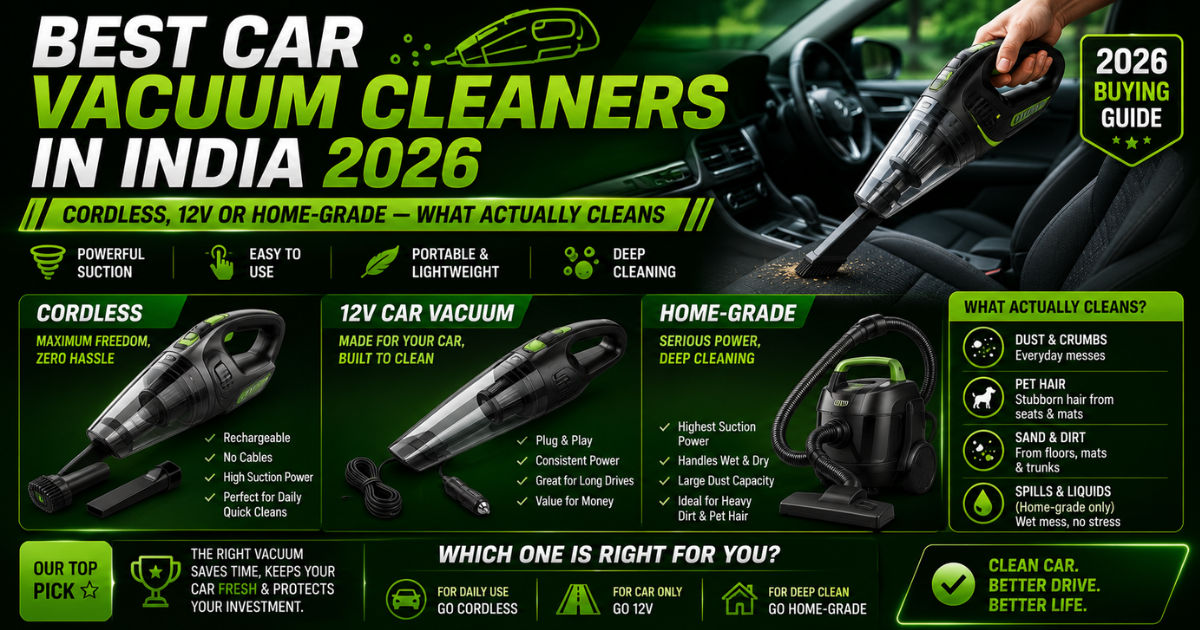 12V Vs Cordless Car Vacuum: Which Reigns Supreme?