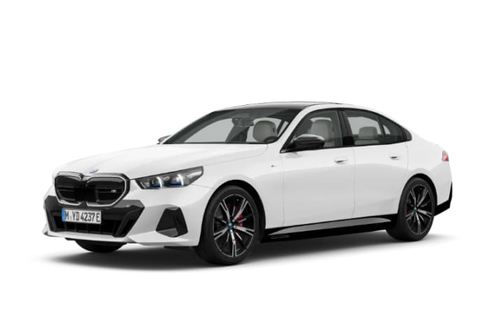 BMW i5 in Alphine White 3