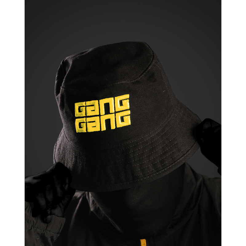  BLACK GANG GANG BUCKET HAT 