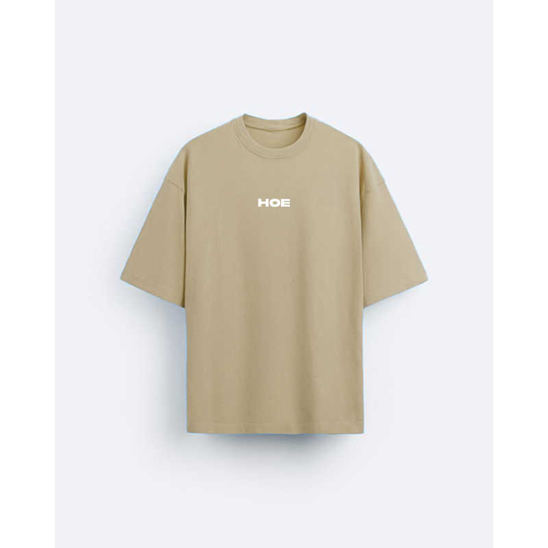 Hoe Oversized Tshirt - Beige