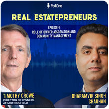 Role of Owners Association and Community Management Ft. Timothy Crowe Director of Owners Affairs Kingfield