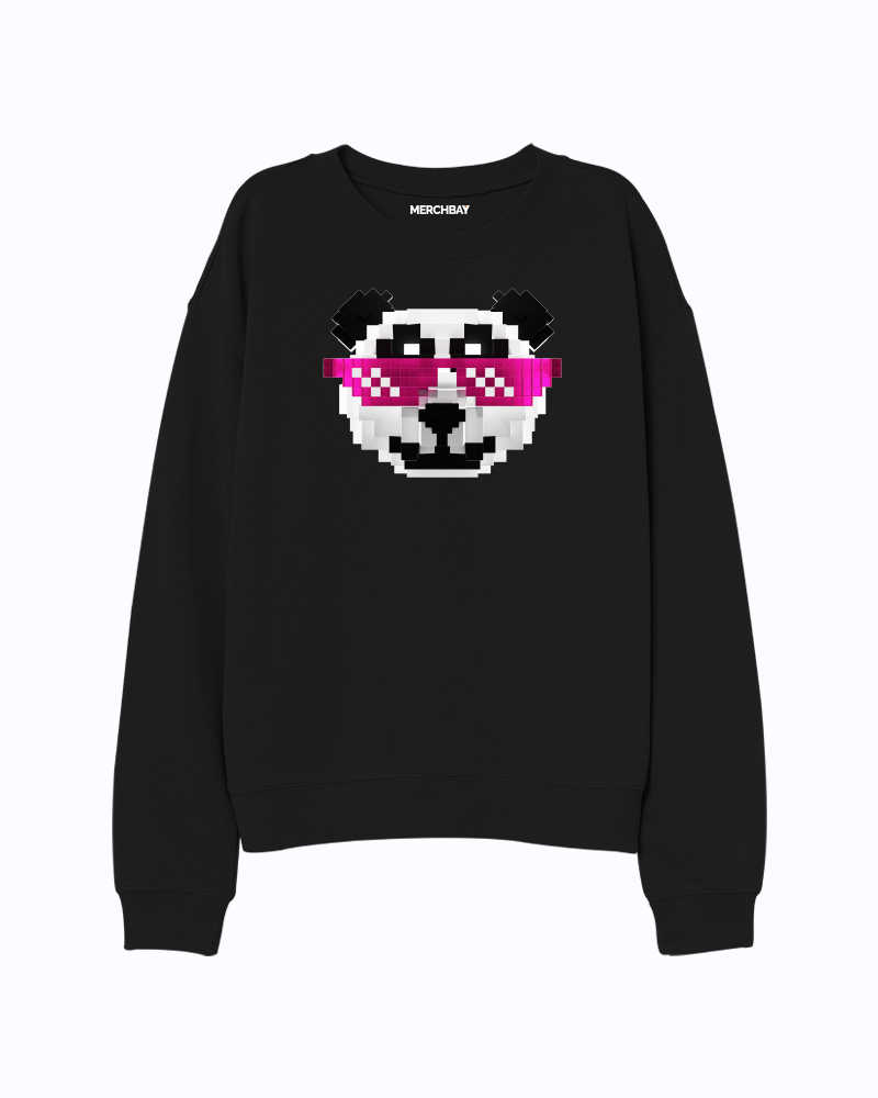 RetroPanda Mascot Sweatshirt - Black