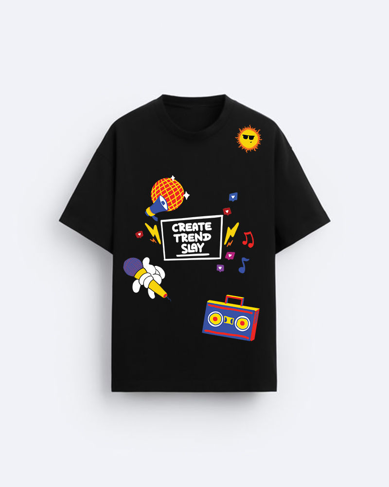 Create Trend Slay Oversized Tshirt