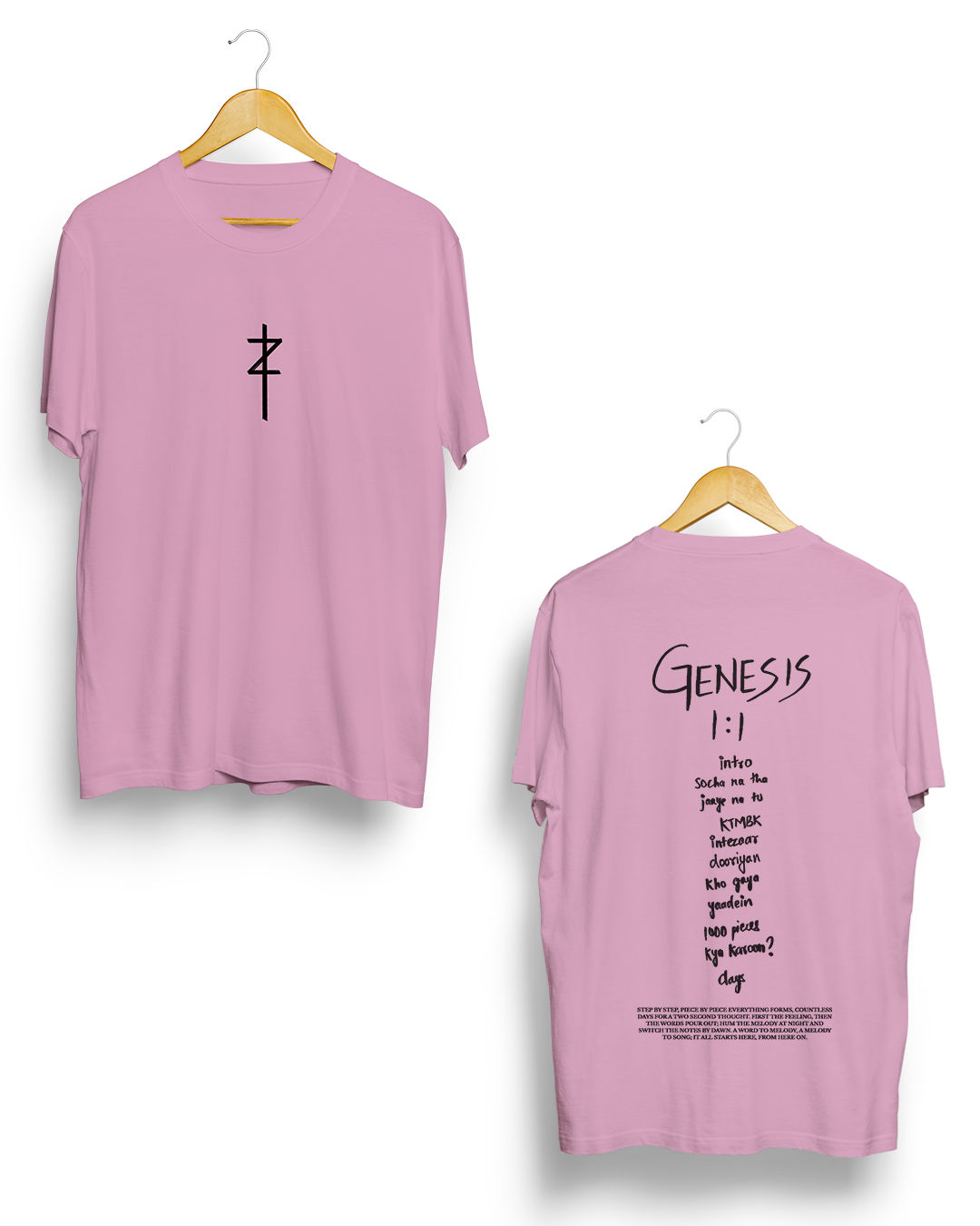 Oversized Genesis 1:1 Tshirt - Lilac