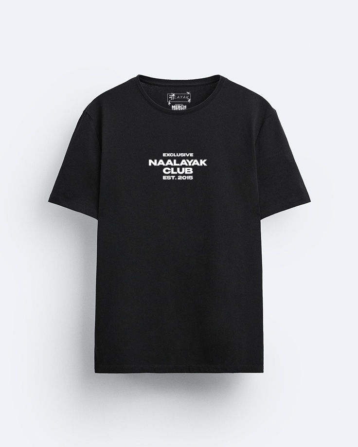 Naalayak Club Black Tshirt