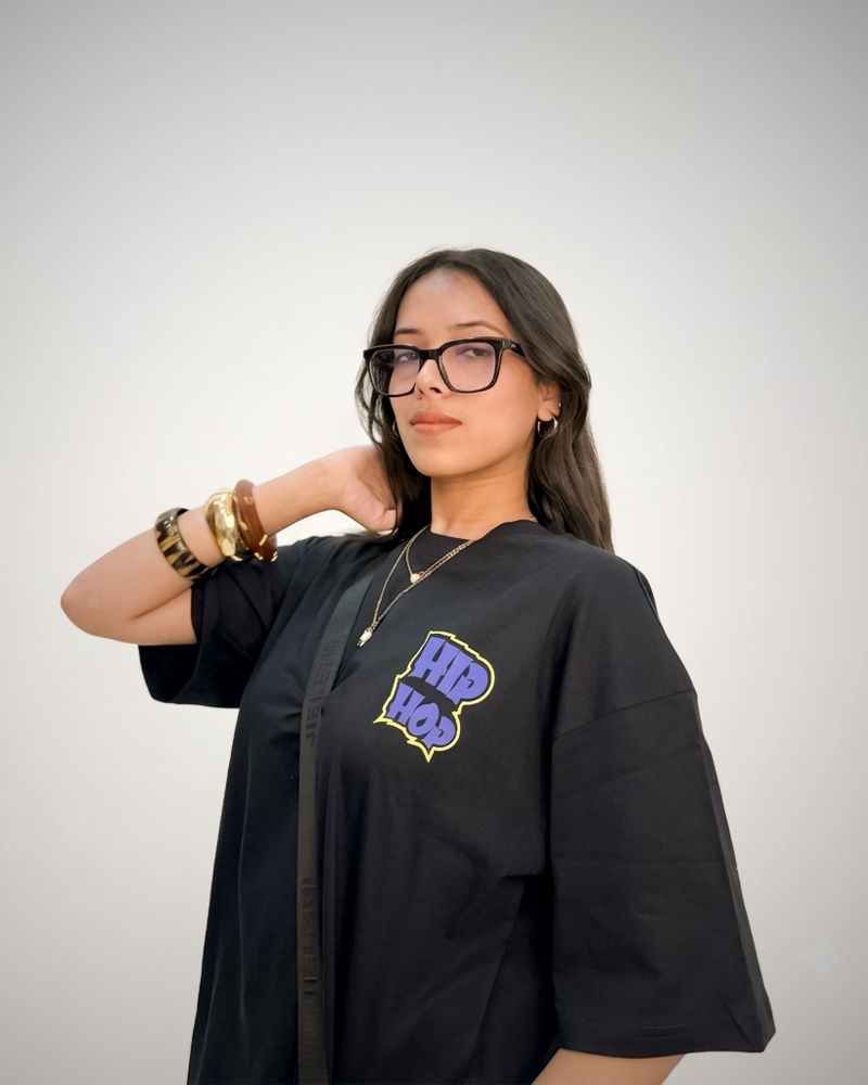 Hip Hop Black Oversized T-shirt