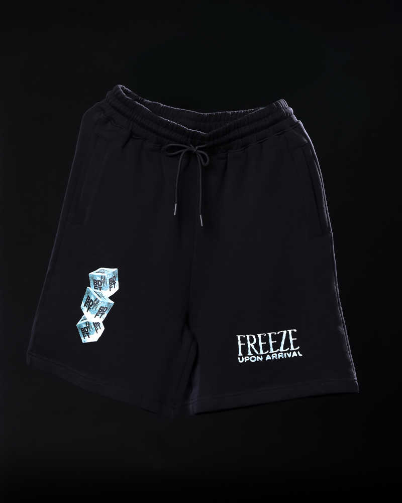 BDFT FREEZE UPON ARRIVAL SHORTS - BLACK