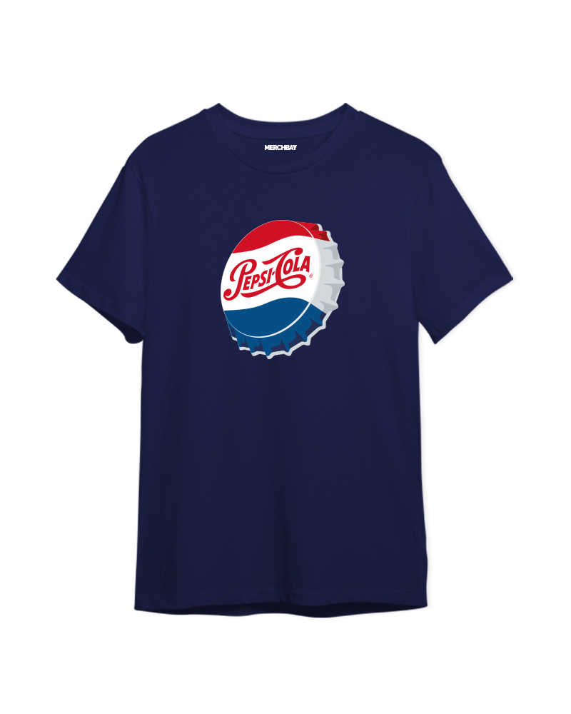 Pepsi Cola (Cap) Tshirt - Navy Blue