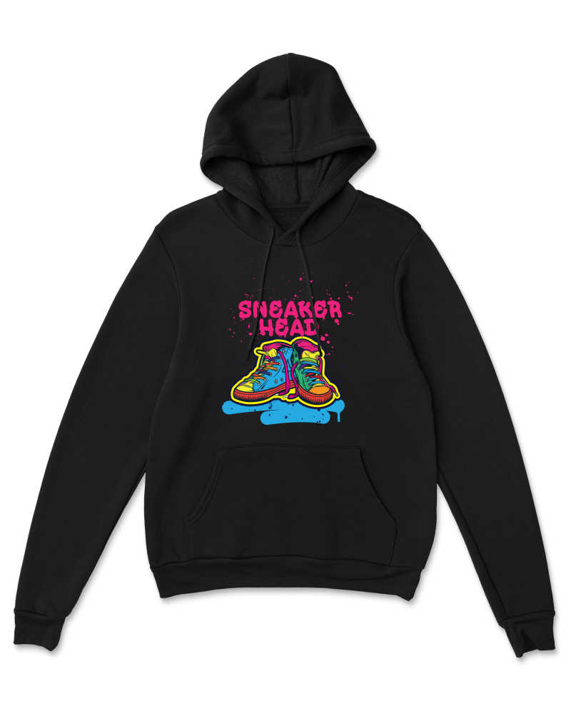 SneakerHead Hoodie  - Black 