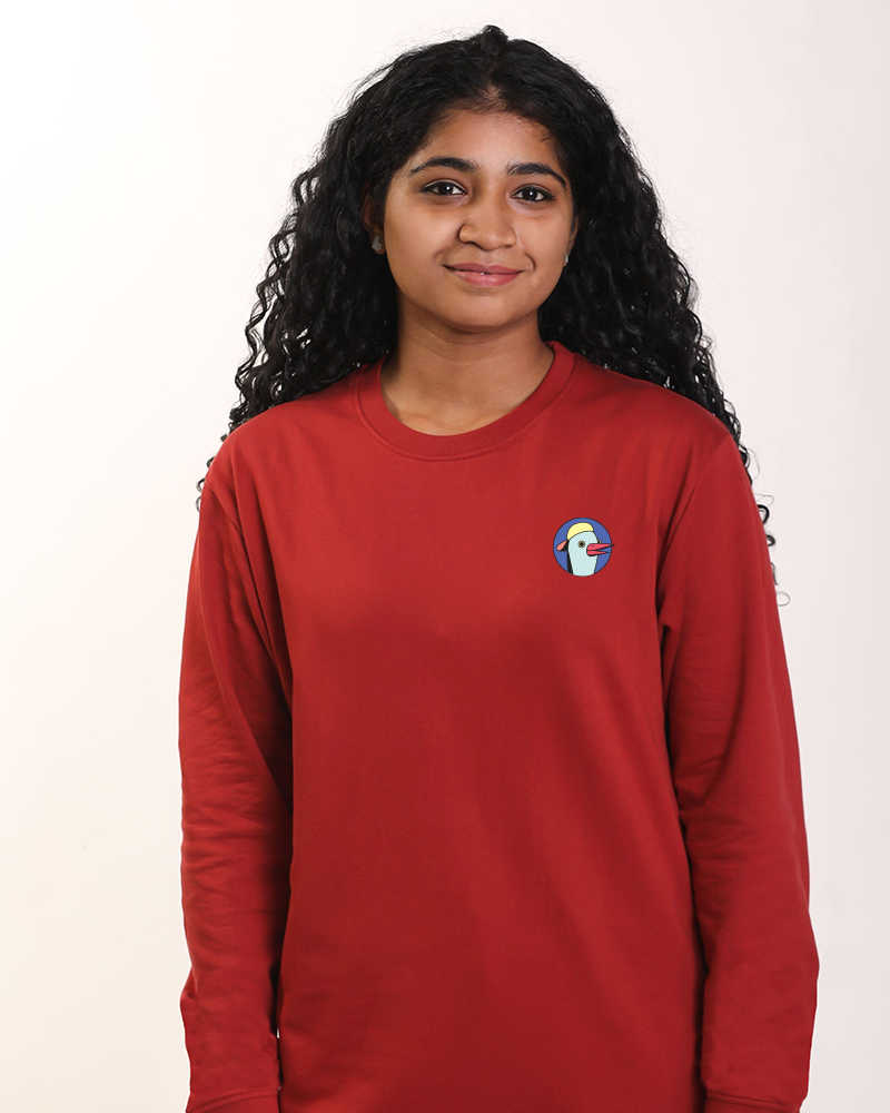 Aaa Enikkariyathilla Regular Fit Sweatshirt - Rust Red