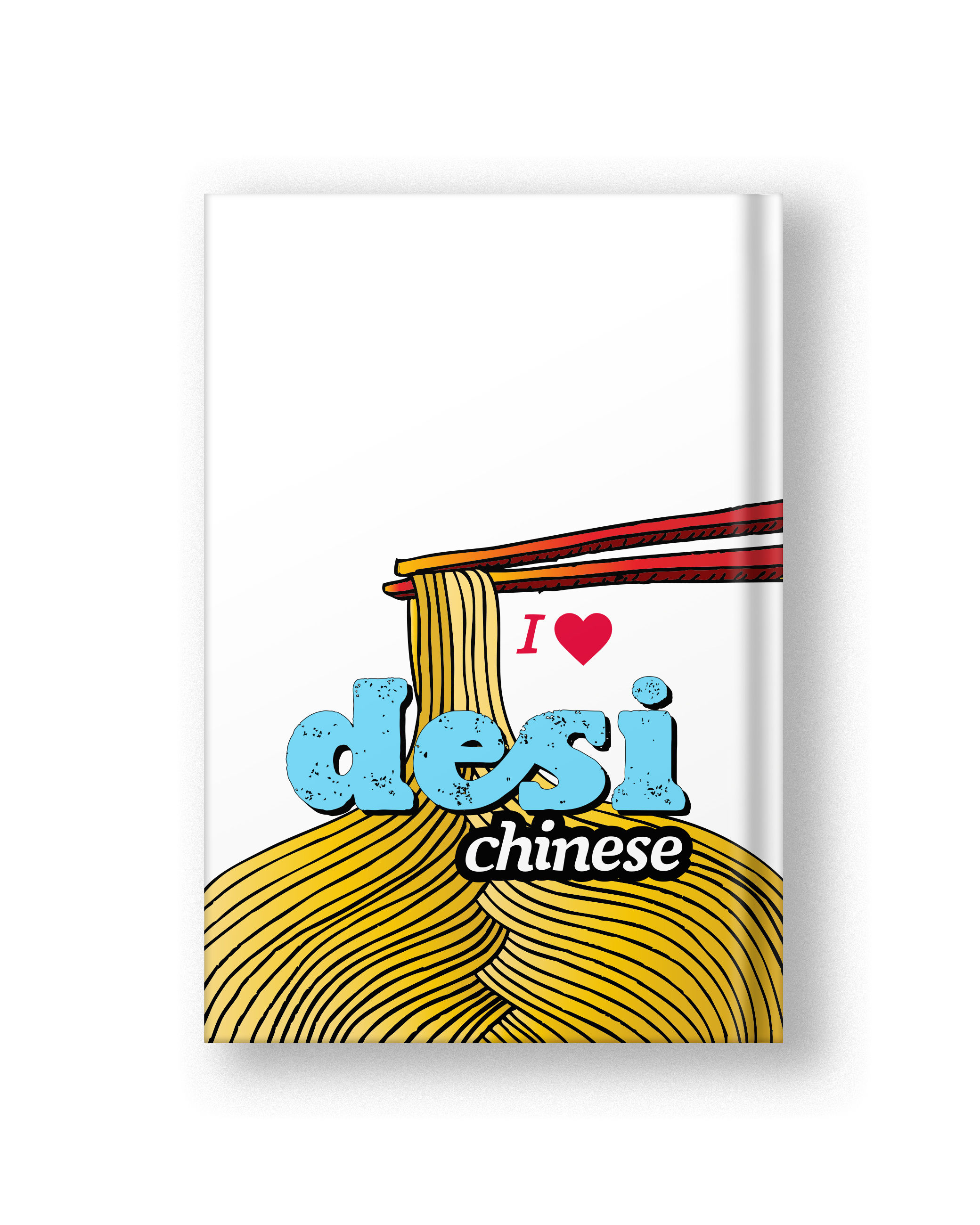 I love Desi Chinese Hardbound Diary - White