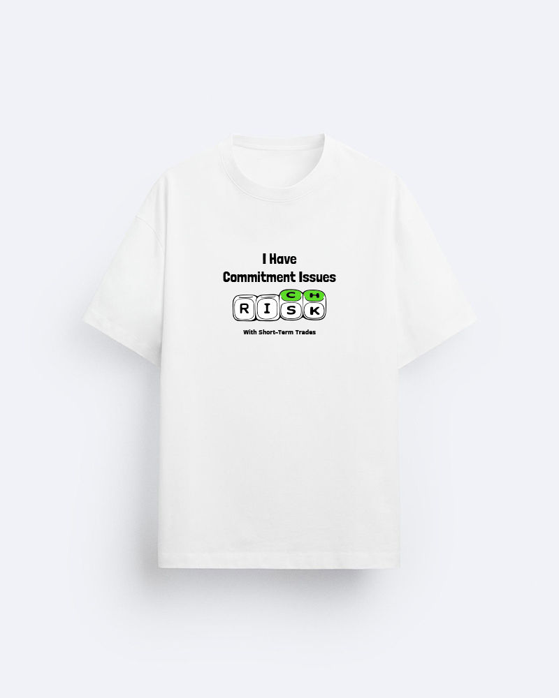 Commitment Issues White Oversized Tshirt