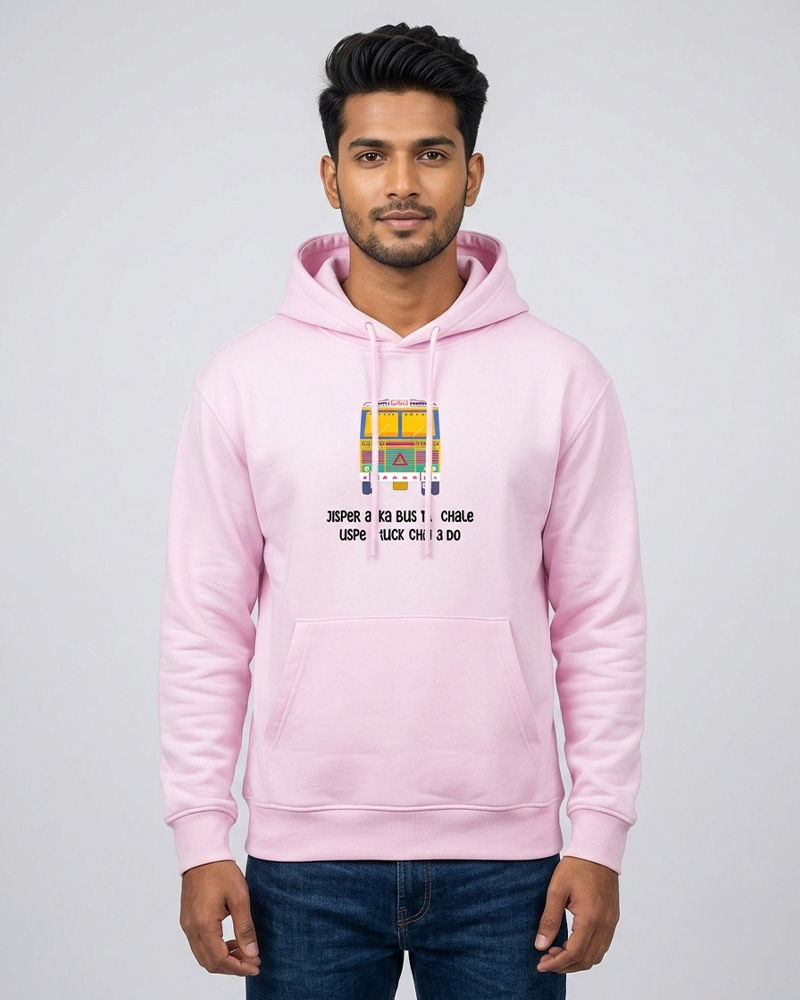 Jispe Aapka Bus Na Chale Uspe Truck Chala Do Pink Sweatshirt