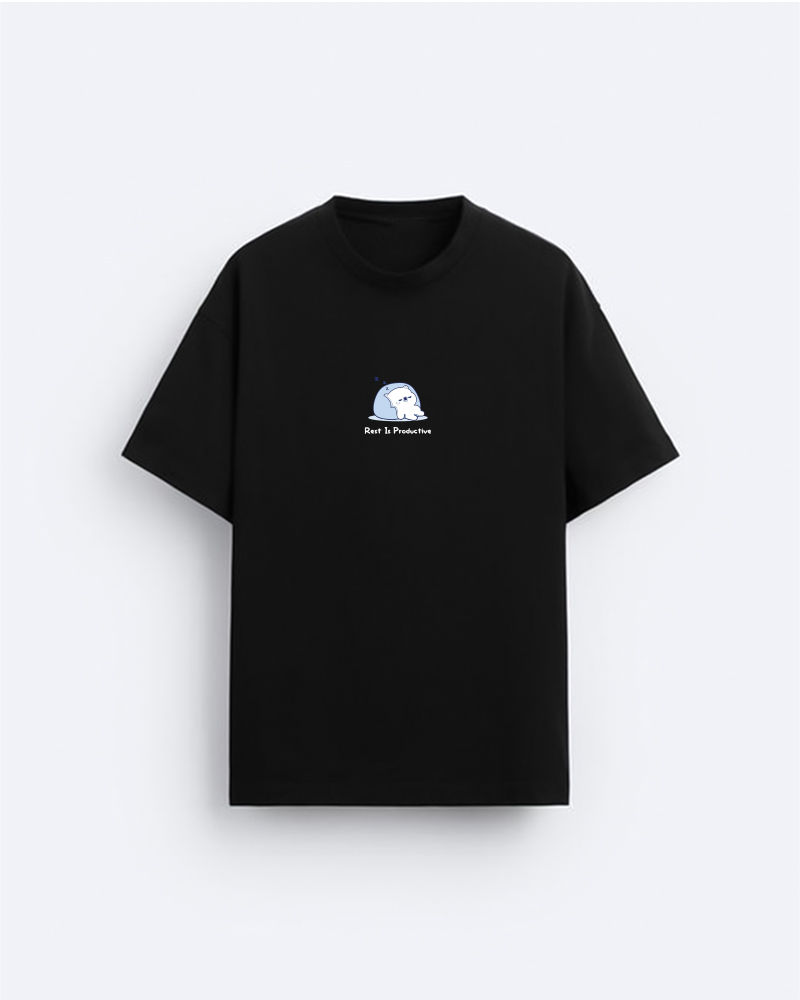 Rest Is Productive Oversized Tshirt
