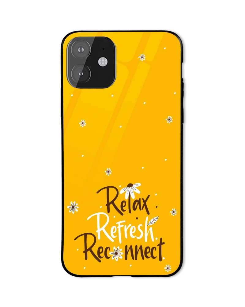 Relax, Refresh, Reconnect Mobile Cover