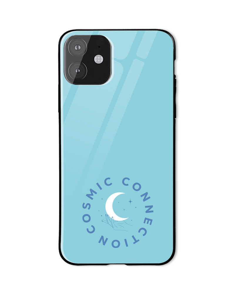 Cosmic Connection Glass Mobile Cover