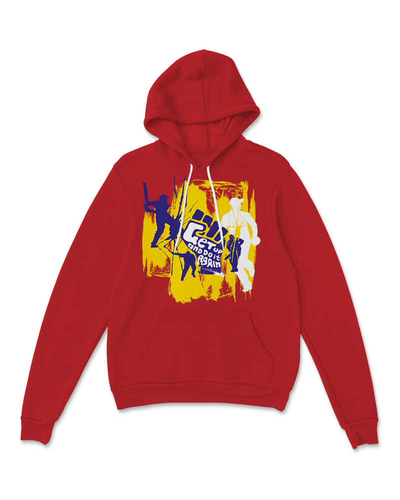 Get Up & Do It Again Hoodie - Red