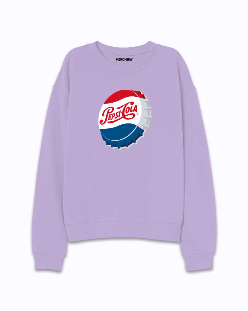 Pepsi Cola (Cap) Sweatshirt - Lavender