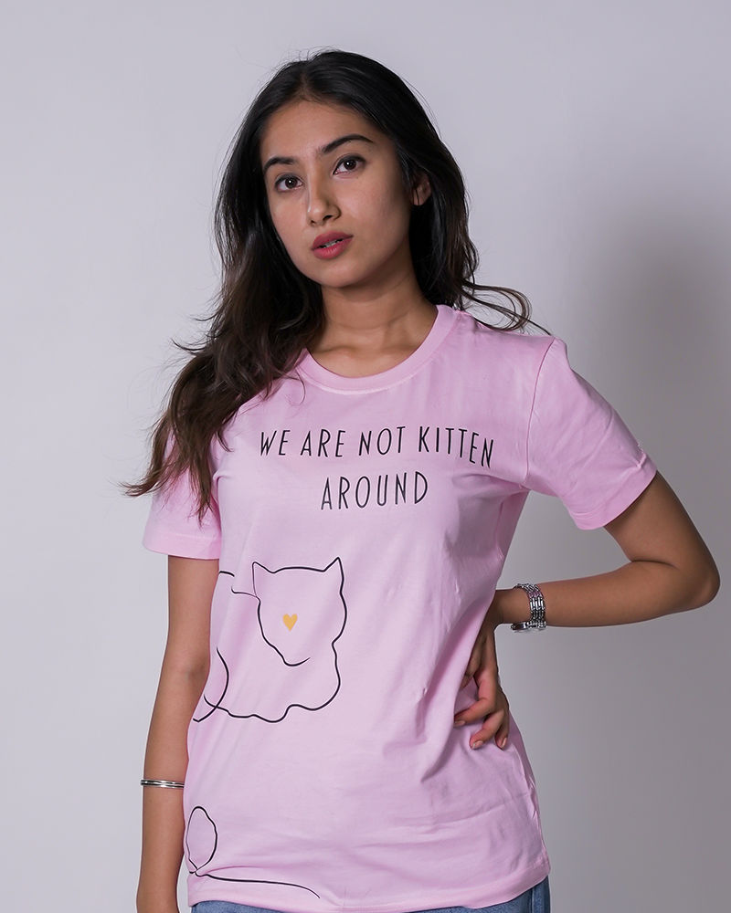 We're not kitten around regular fit tshirt