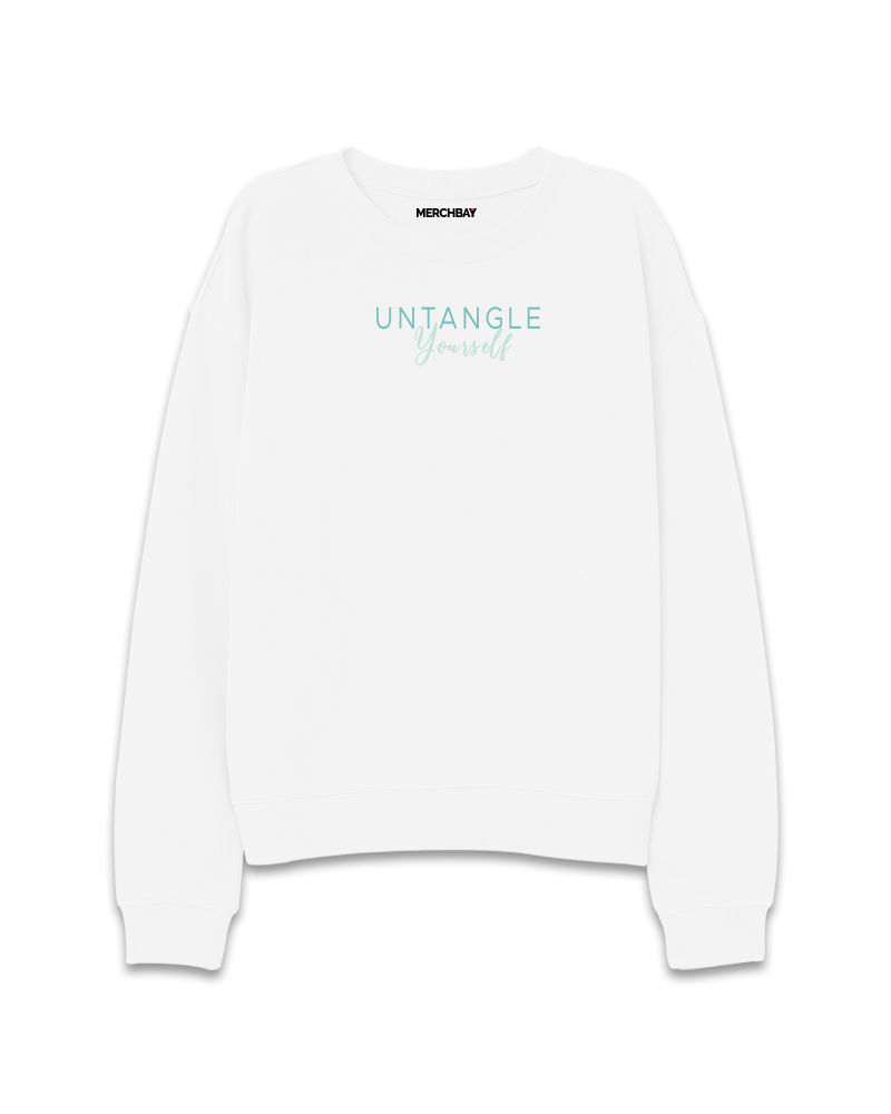 Untangle Yourself Sweatshirt - White