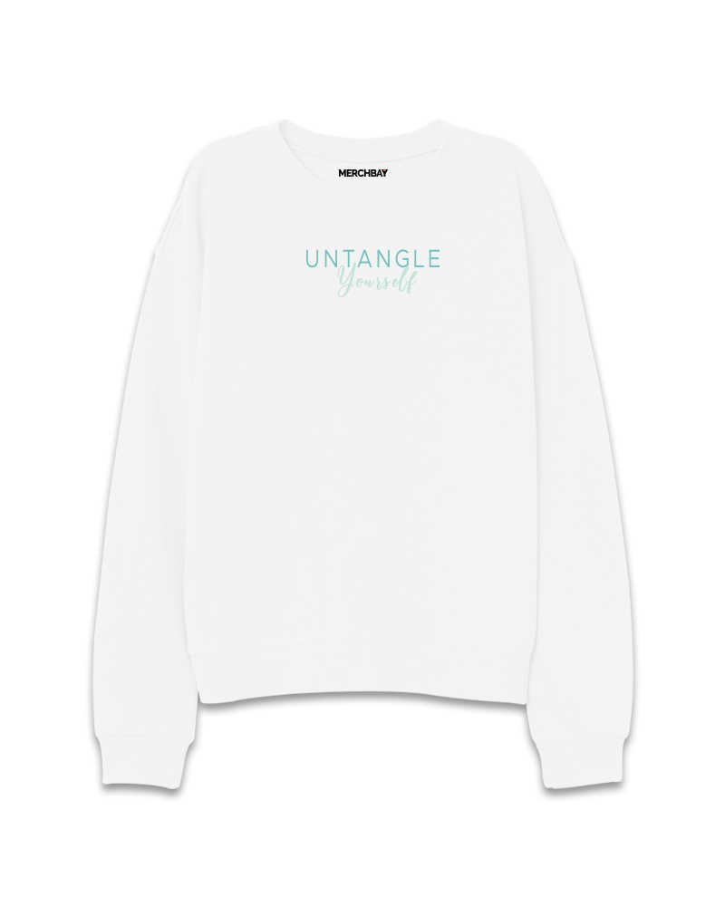 Untangle Yourself Sweatshirt - White