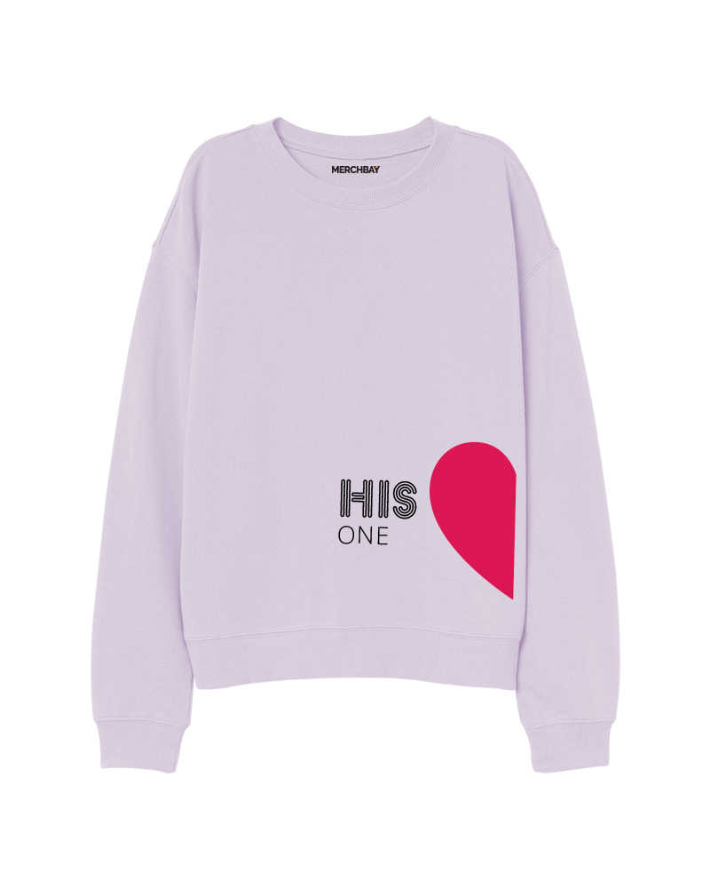 His One (Female) Sweatshirt - Couple Edition - Lavender