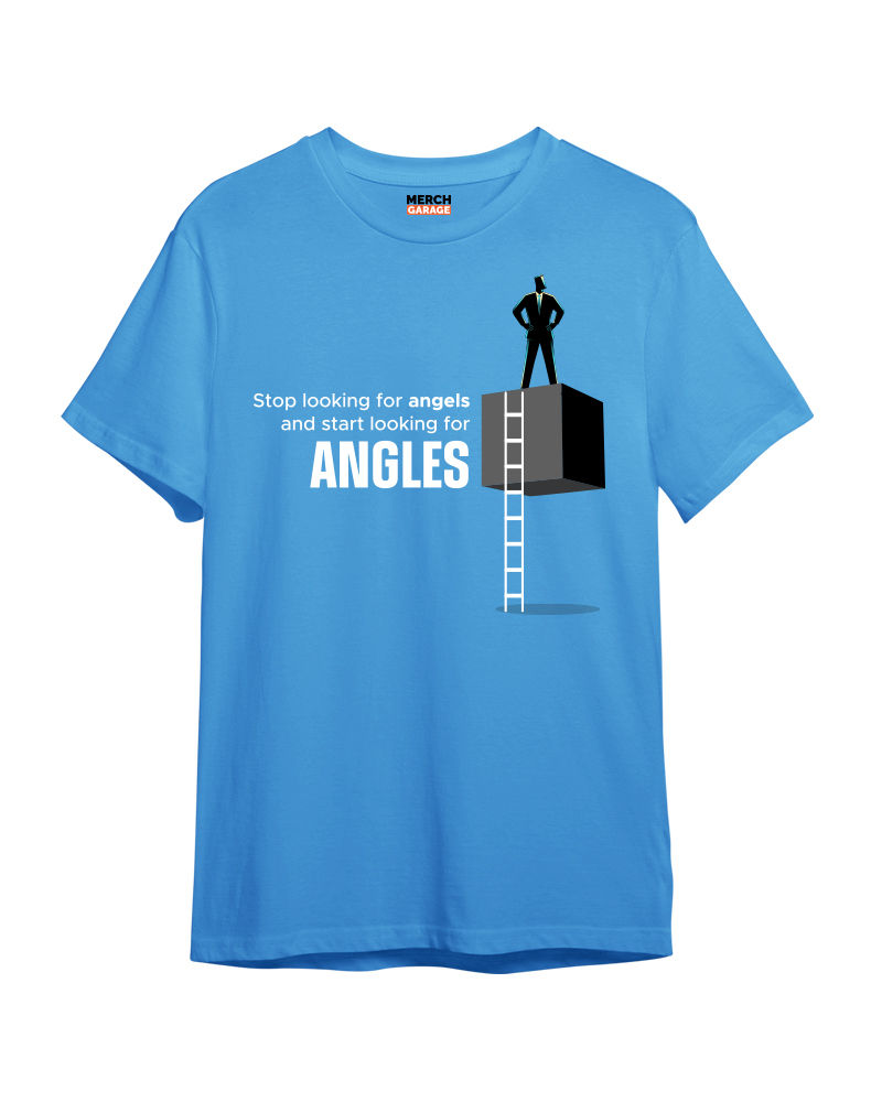 Angles Tshirt - Sapphire Blue