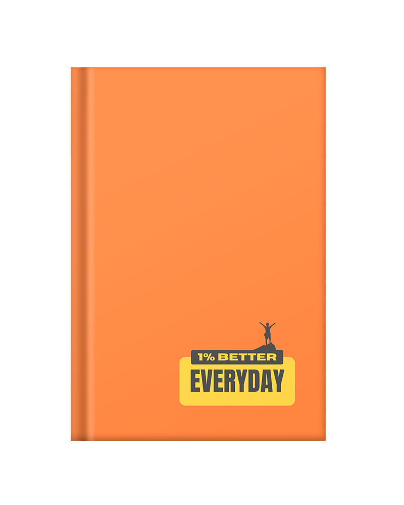 1% Better Everyday Diary - Orange