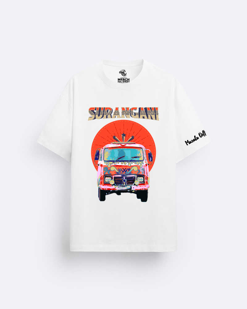 Surangini F&B White Oversized Tshirt