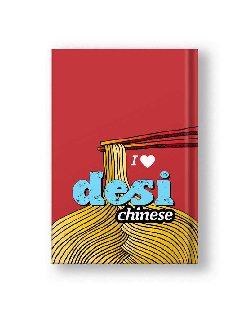 I love Desi Chinese Hardbound Diary - Red