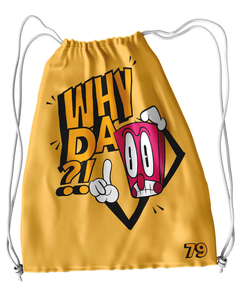 Why Da Drawstring Bag - Beige 