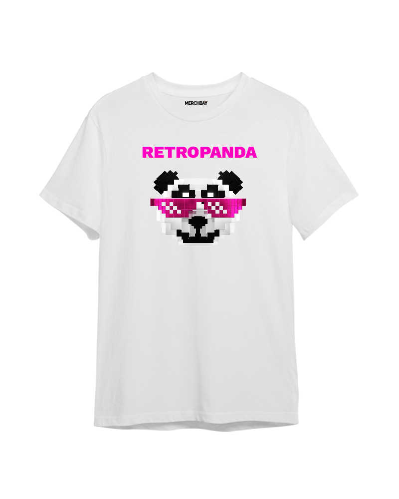 RetroPanda Tshirt - White